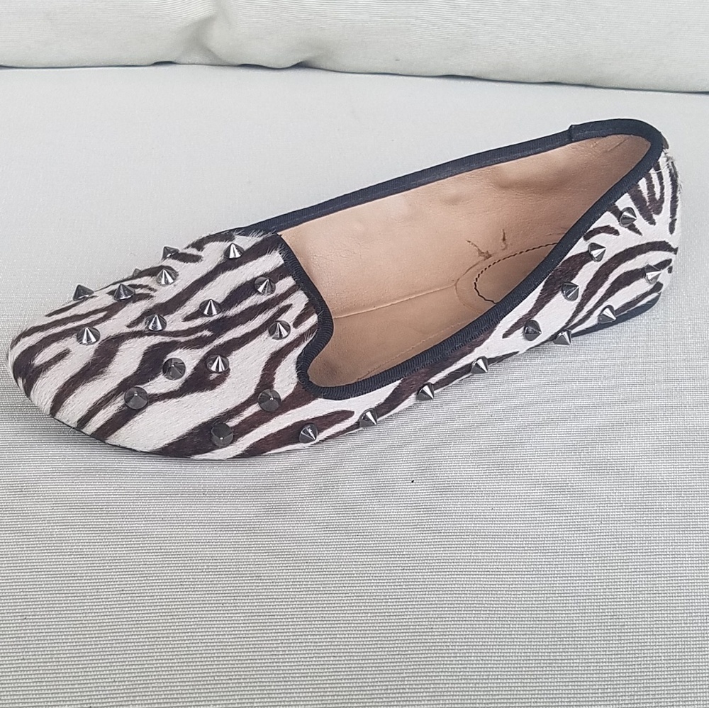 Animal Print Santa Lolla flat w/ spikes